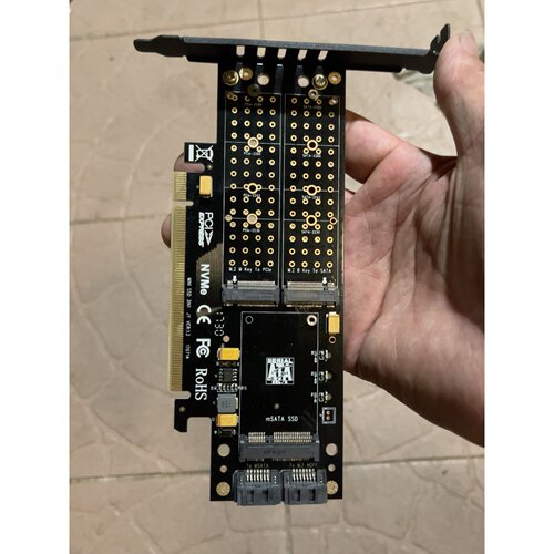 M.2NVMESSD转PCIEX416x转接卡P