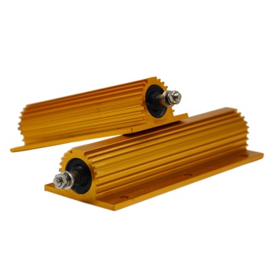 RX24大功率线绕预充汽车解码黄金铝壳电阻50W75W100W150W200W300W