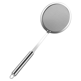 【超密100目】家用厨房304不锈钢漏勺细网火锅打沫大号豆浆过滤网