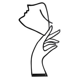 北欧风轻奢手形铁艺艺术装饰品高级感小众客厅电视柜酒柜桌面摆件