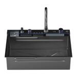 unaxi-X96max水槽304鲸鱼5.0MM加厚不锈钢大单槽洗菜盆厨房洗碗槽