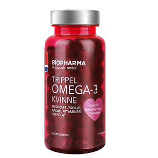 挪威Biopharma深海月见草鱼油软胶囊调女性鱼油内分泌有效期新