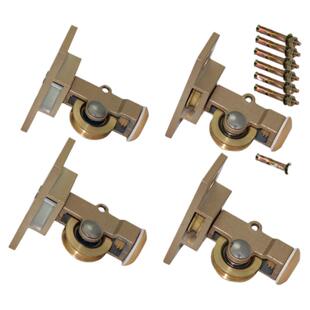 恋晴通用升降晾衣架配件滑轮转向轮定向滑轮组晒衣架定向轮顶支架