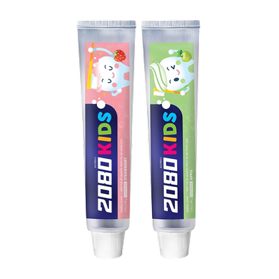 爱敬2080儿童牙膏换牙期用草莓味