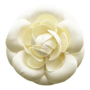 山茶花胸针小香风杏色布艺丝绸百搭外套别针装饰手工花朵配饰胸花