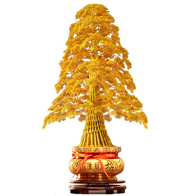 乔迁之喜发财树新宅入户发财树