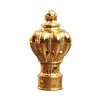 格诣电镀平头封口顶侧装窗帘杆