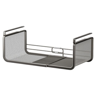 厨房置物架可伸缩悬挂分层调料挂架橱柜内吊柜下收纳下挂挂篮神器