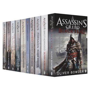 Assassin's Creed 刺客信条10册套装 游戏小说 青少年课外读物 英语章节书 12岁+ 儿童英语学习 历史学家改编 英文原版进口图书