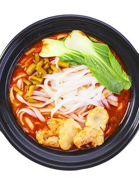 湖南即食泡面干切猛辣栖凤渡鱼粉