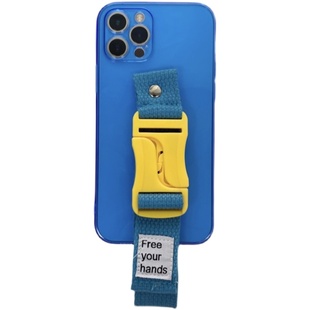 MOJITO|简约荧光色斜挎手机壳适用苹果17pro Max腕带iphone11/12/13/14/15/16保护套xs Max挂绳XR软壳全包