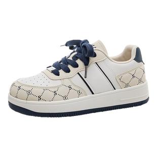 森马女鞋2025冬季新款板鞋爆款时尚百搭小白鞋子女款厚底休闲鞋子