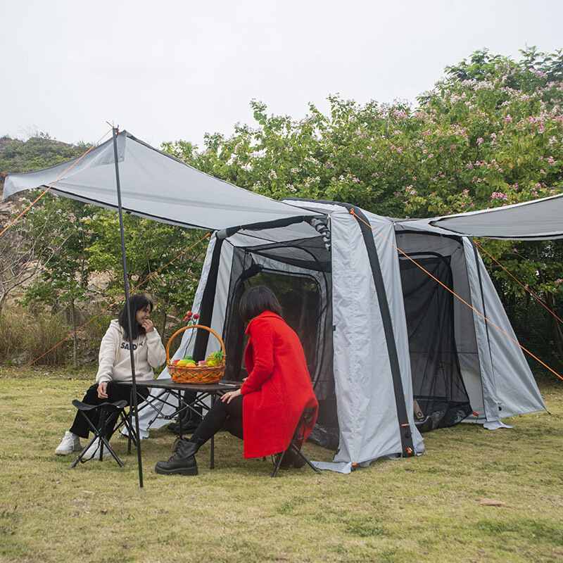 定制充气车尾帐篷户外双层速可折叠车载开延伸帐篷帐篷车尾便携