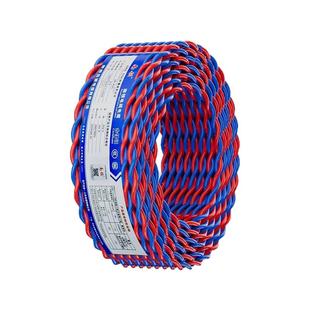 RVS消防花线1 1.5 2.5平方家用双绞线阻燃电动车充电线灯头照明线