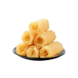 头层豆皮油豆皮肉卷手工蝉翼豆腐皮优质腐竹皮响铃卷干货批发囤货