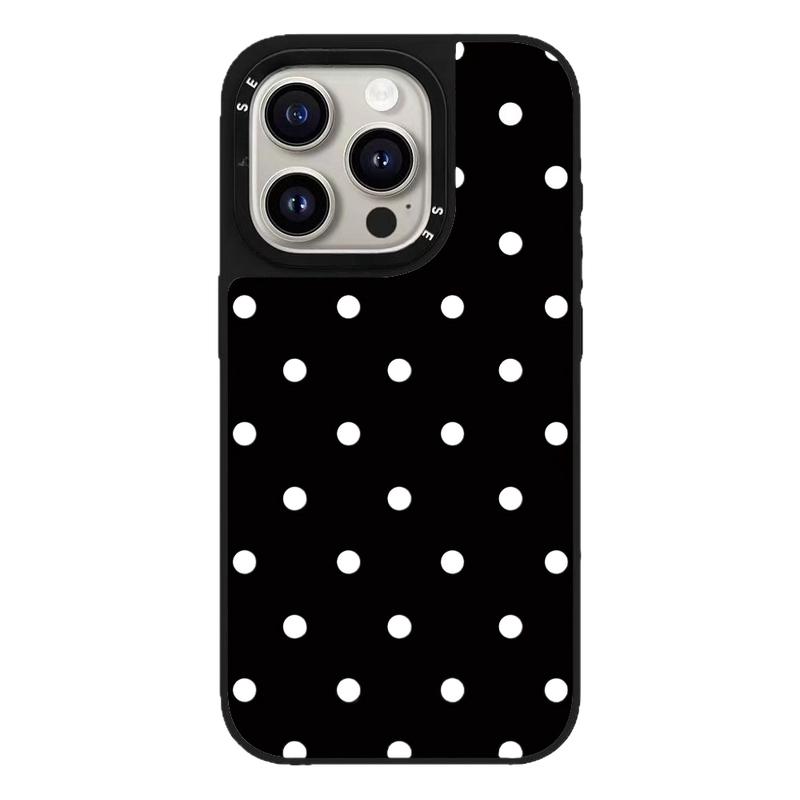 CASETiFiY联名白色波点黄色快乐笑脸17pro适用iPhone16promax苹果15plus手机壳14可爱12防摔13华强北平替潮女