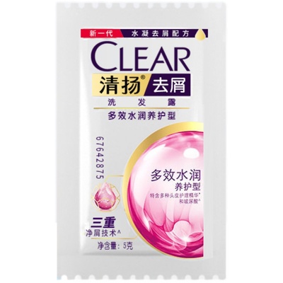 中性CLEAR/清扬便携袋装实用去屑