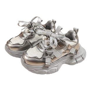 ABC儿童童鞋2025秋冬季新款鞋子男童二棉鞋女童加绒中大童运动鞋