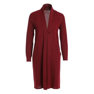 乔万尼开衫针织外套女专柜同款新款顺滑舒适薄款春装长款宽松时尚