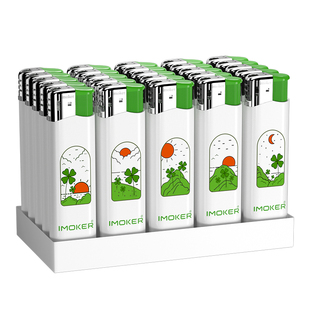 50支明火打火机批发充气一次性火机定制订做印字普通家用防爆耐用