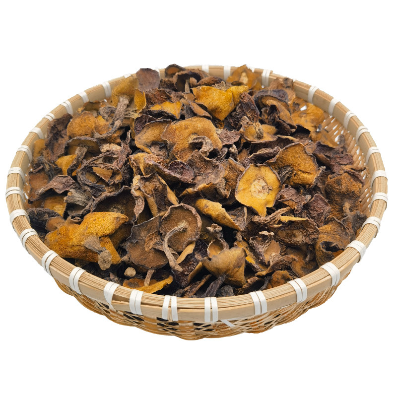 野生蘑菇特产松树菌烩菜黑蘑菇