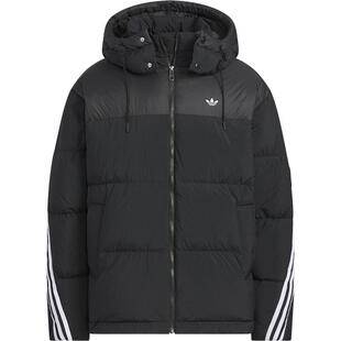 Adidas/阿迪达斯官方正品三叶草男士连帽保暖宽松羽绒服KC0173