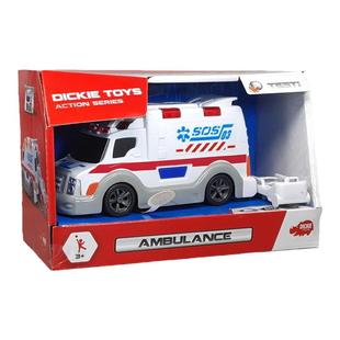 特价出口德国迪奇DICKIE声光工程车警车拖车消防车垃圾车儿童玩具