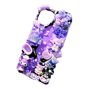 新款奶油胶手机壳diy材料包手工制作天使树脂小饰品配件公仔套装