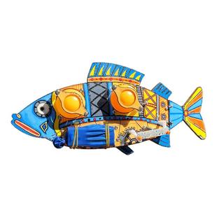 电动仿生机械鱼模型科技小制作发明初中学生手工材料DIY科学玩具