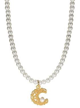 吴越老银铺足银999玉桂魄项链女