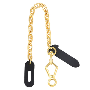 适用于Herbag爱马仕皮插销链条mini herbag锁扣真皮防磨损片配件