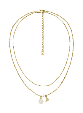 【自营】Armani阿玛尼珍珠系列叠戴项链女珍珠小众锁骨链送女友