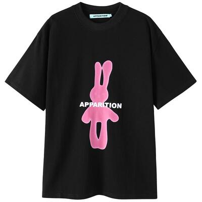 Apparition印绣花植绒短袖t恤