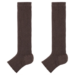 Primeet派米针织袜套女秋冬保暖堆堆袜时尚踩脚腿套灰色时尚穿搭