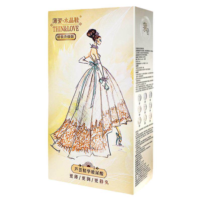薄爱玻尿酸免洗001超薄避孕套