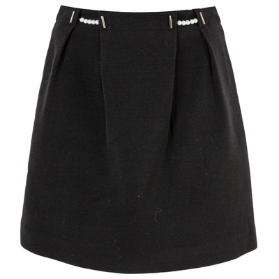 气质钉珠星空呢半裙晶莹钉珠