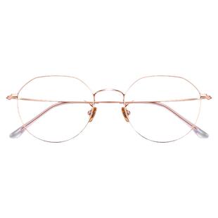 超轻纯钛防蓝光防辐射电脑近视眼镜女素颜神器圆脸男韩版佐野一郎