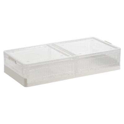 几仓床底透明收纳箱带滑轮