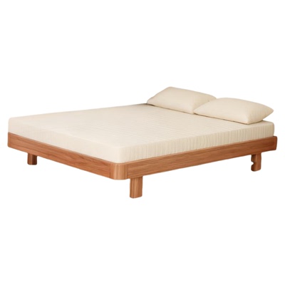 定制实木排骨架床无床头小户型1米2单人床红檀木新型榻榻米齐边床