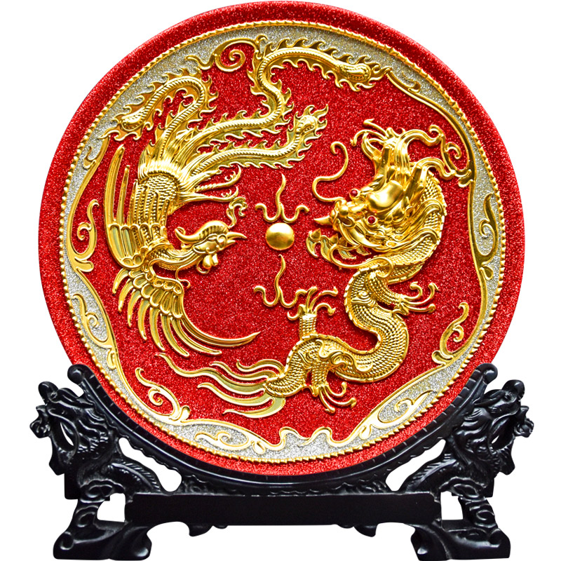 厦门漆线雕工艺品摆件金箔礼品