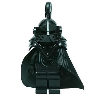 乐高 lego 绝版稀有人仔零件 金属黑飞龙骑士 大剑头盔盾牌 城堡