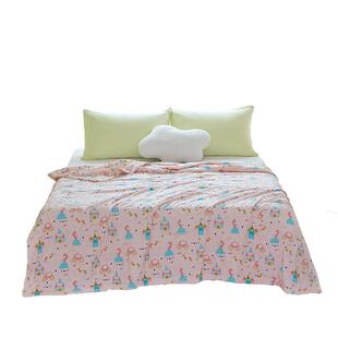 A类韩香绸夏凉被棉绸空调被人造棉夏被儿童单双人夹棉盖毯可机洗