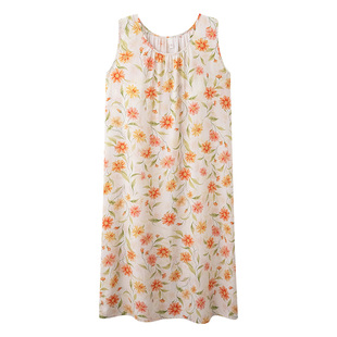 俞兆林女式带胸垫的睡裙女款夏装薄款人造棉睡衣无袖坎肩家居裙子