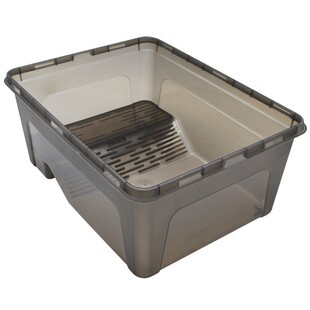 水陆养乌龟专用缸晒台长方形玻璃中型透明特大号小型带的家用塑料