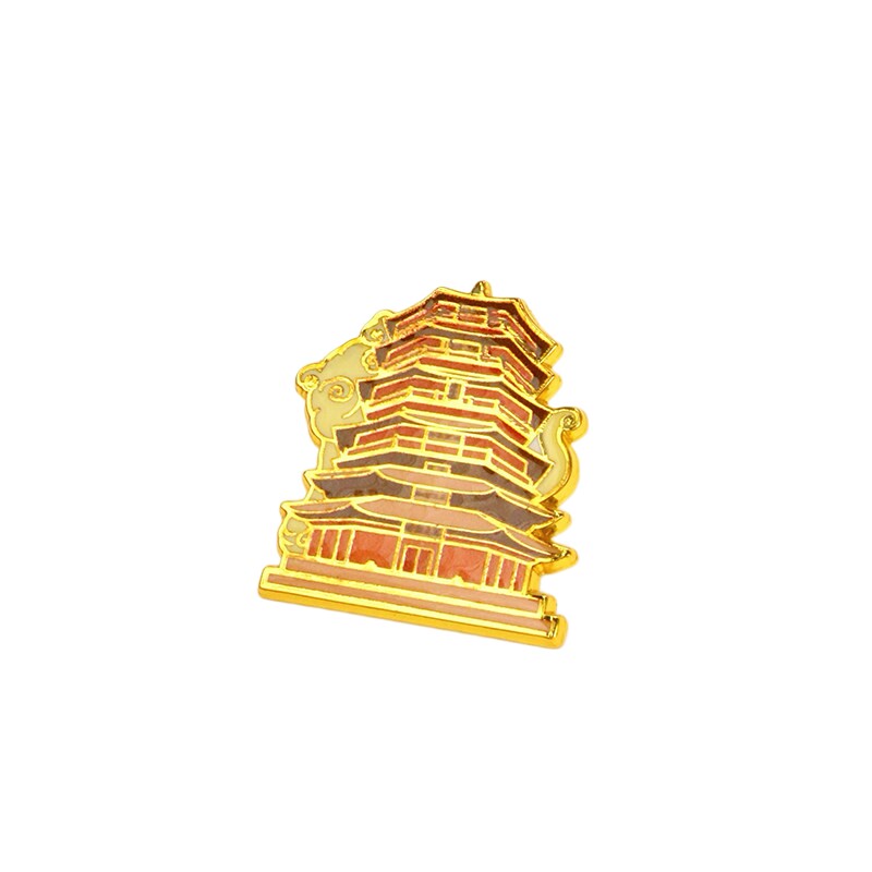 密密主文创塔喵徽章正版烤漆纪念品背包创意金属胸针别针吧唧