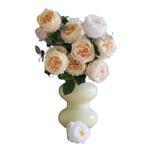 奥斯汀保湿玫瑰花仿真花假花客厅餐桌花摆花装饰花艺摆件花插花