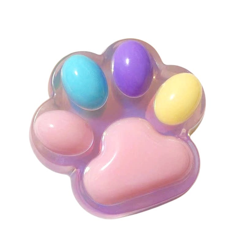滴胶猫爪成品流沙包挂钥匙扣挂件