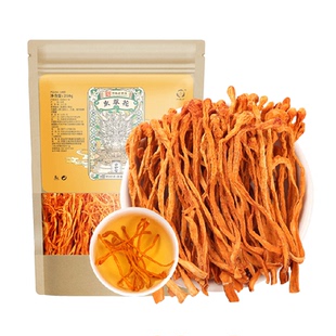 虫草花虫草菌蛹虫草金虫草北虫草新鲜干货大孢子头煲汤竹荪羊肚菌