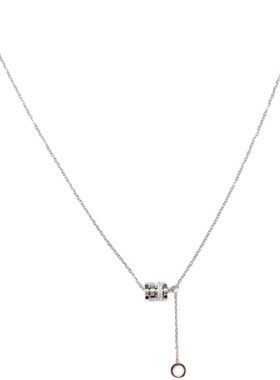 钛钢小蛮腰流苏锁骨链