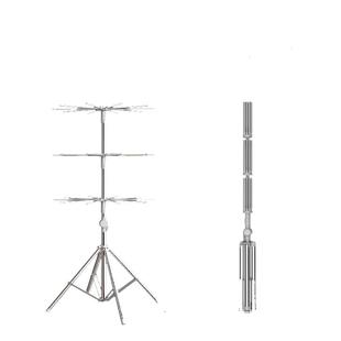 婴儿晾衣架落地折叠家用不锈钢晒阳台衣杆袜子架子神器宝宝专用